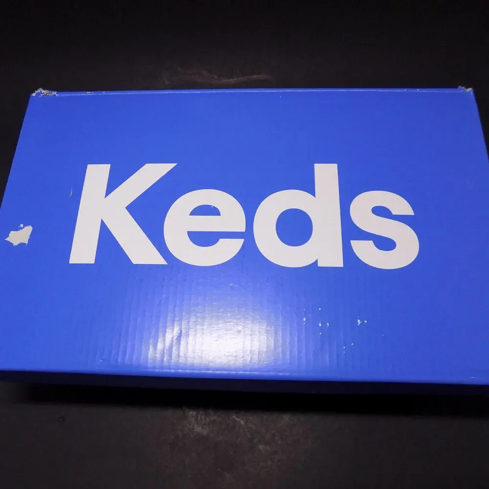 Keds Jump Kick Lace Up Leather White/Gold Sneakers Women's- Size 8.5- New